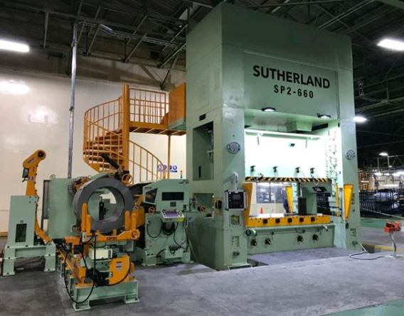 PRI Swift Pages Sutherland 660 Ton Press