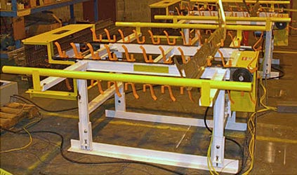 Indexing feed conveyor