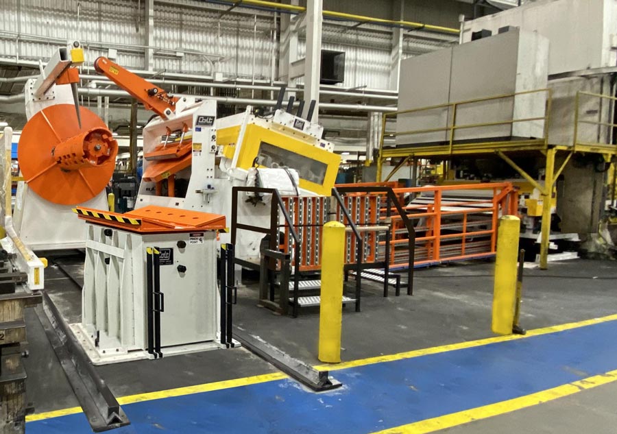 Production Resources Fall 2024 News 1 Colt Automation Conventional Coil Processing Feed Line built for a top automotive manufacturer.