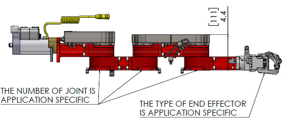 press loader technical drawing lateral view