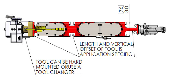 pressloader technical drawing top down view