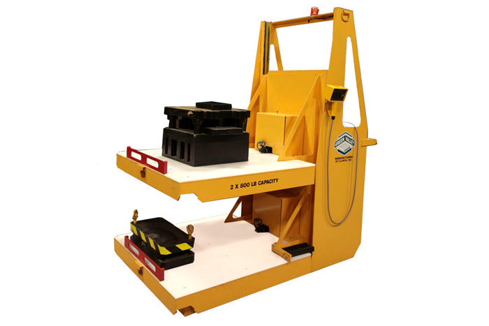 Image of a Green Valley Double Station Die Cart